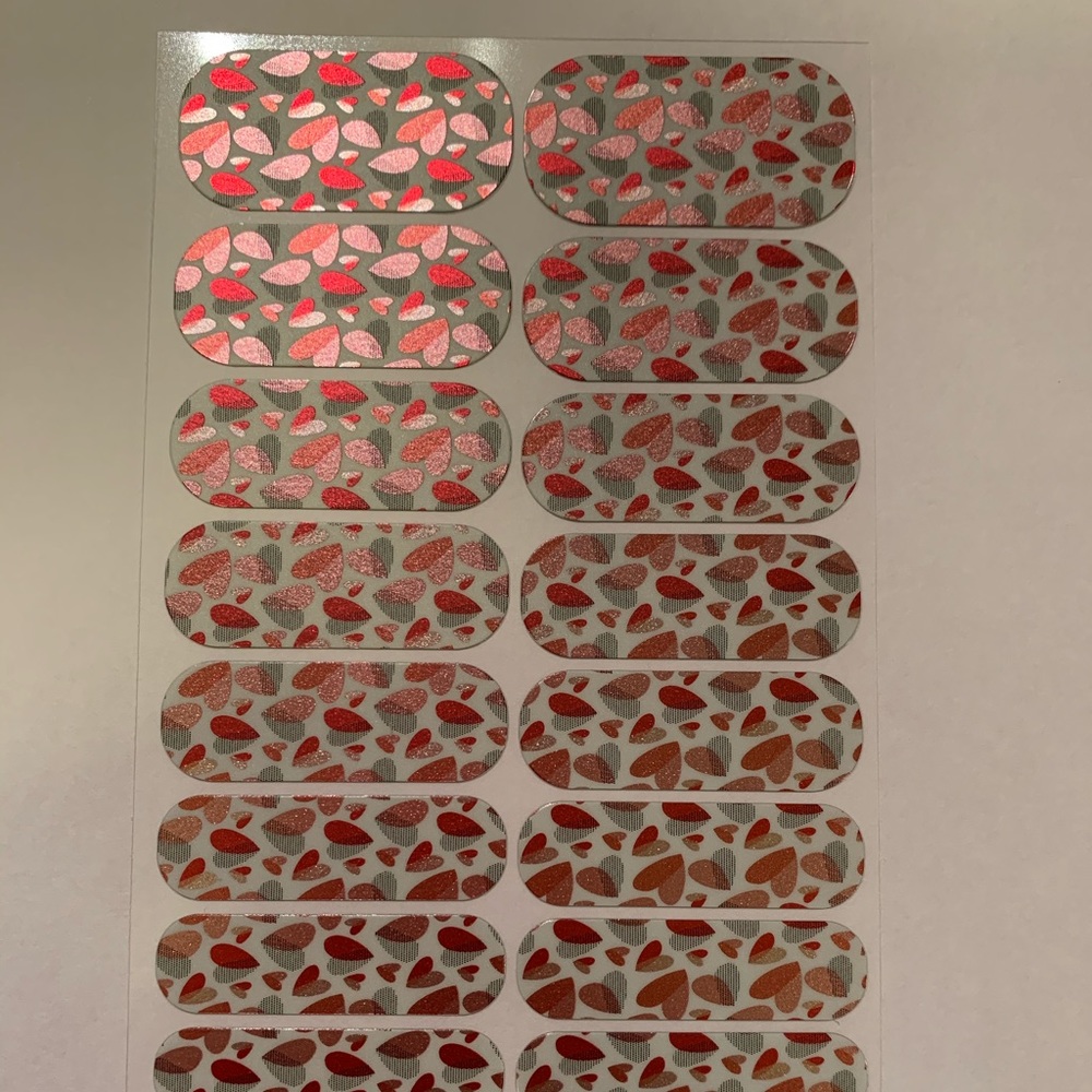Jamberry Full Sheet Paper Hearts